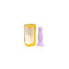 Plug anal ventouse violet pastel taille M 